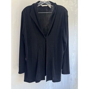 French Laundry Black Cardigan Small Flowy Long Sleeve
